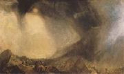 J.M.W. Turner Snow Storm Hannibal and his Army crossing the Alps (mk09) oil painting